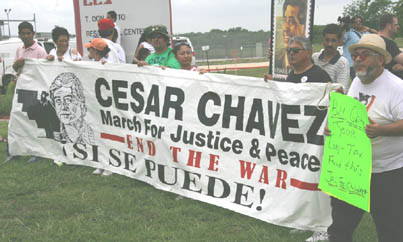 banner for cesar chavez